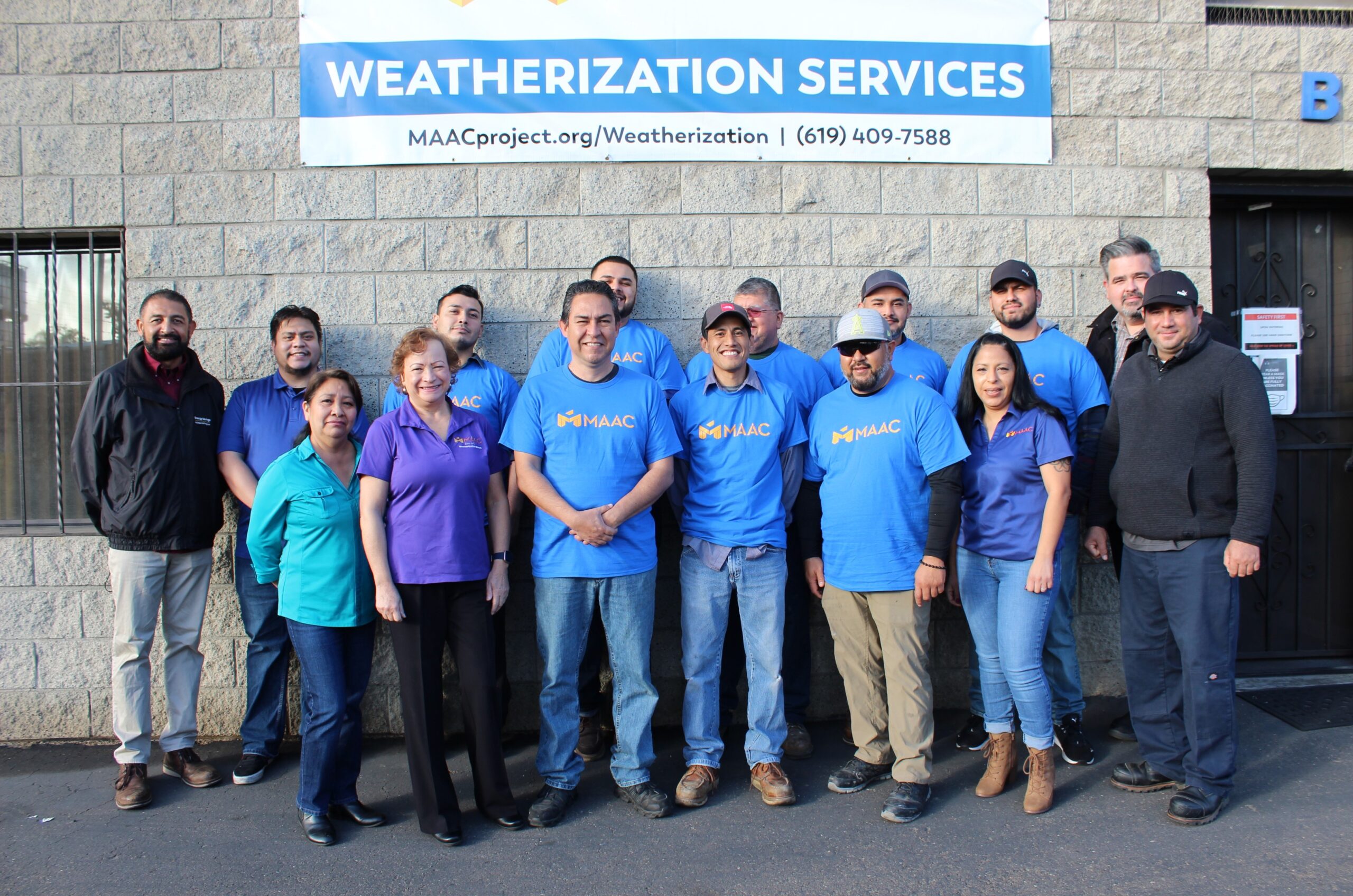 MAAC Weatherization team